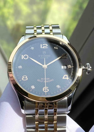 Đồng Hồ Tudor Cũ Diamond Rose Gold M91551-0004 39mm