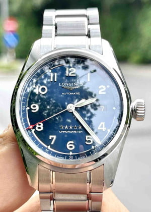 Longines Spirit 40mm Blue L3.810.4.93.6 L38104936 - Used