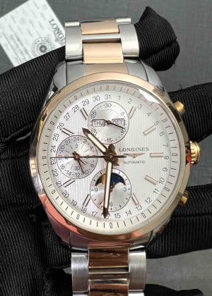 Longines Conquest Moonphase Chronograph 42mm L2.798.5.72.7 - USED