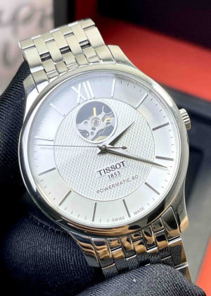 Tissot Tradition Powermatic 80 Open Heart T063.907.11.038.00 Used