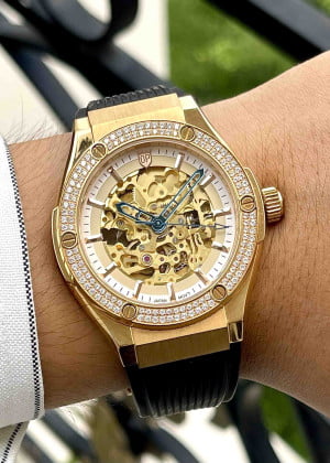 Olym Pianus Skeleton Automatic 42mm OP990-45.24ADGK-GL-T - Used