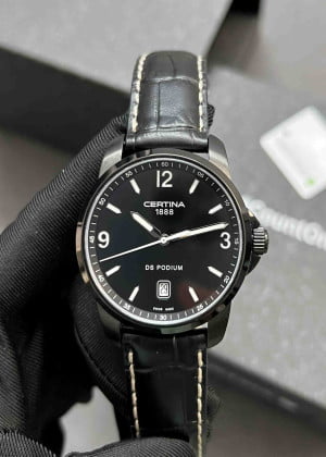 Certina C0014101605702 Ds Podium Black Quartz 38mm - Like New