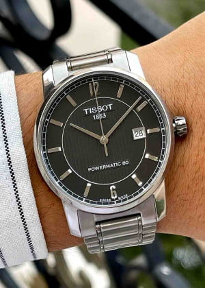 Tissot Titanium Power 80 T087.407.44.057.00 T0874074405700 Used