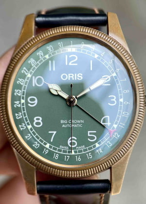 Oris Big Crown Green 01 754 7741 3167-07 5 20 58BR 40mm - Used