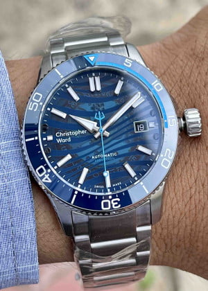 Christopher Ward C60 Trident Pro Tide 40mm Limited Edition - Likenew