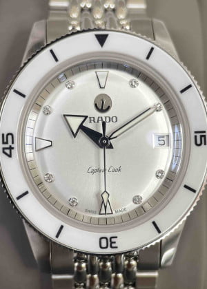 Rado Captain Cook 37mm White R32500708 - Likenew