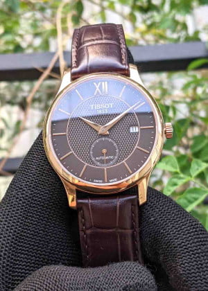 Tissot Tradition Automatic Rose Gold T0634283606800 - Likenew