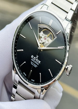 Edox Les Vauberts Automatic Mens 5011-3N-NIN -Used