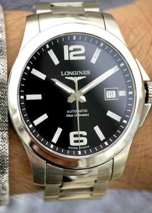 Longines HydroConquest L3.777.4.58.6 Black 41mm - Used