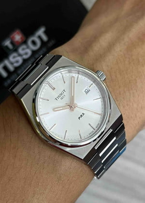 Tissot PRX Quartz 35mm White T1372101103100 - Likenew