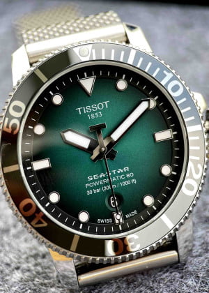 Tissot Seastar 1000 Powermatic 80 Green T120.407.11.091.00 - Used