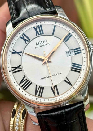 Mido Baroncelli M010.408.46.033.29 Au750 39mm - Used