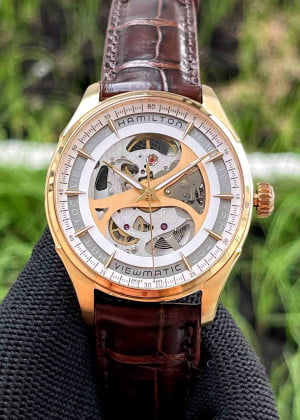 Hamilton H42545551 Jazzmaster Viewmatic Skeleton 40mm - used