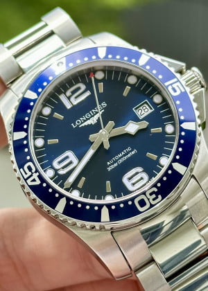 Longines HydroConques L3.742.4.96.6 Blue Size 41mm -Used