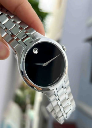 Movado Museum Black 0606367 Quartz Sapphire 39mm - Used