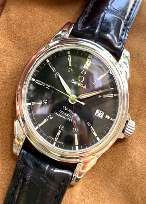 Omega Deville GMT Co-axial 4833.50.31 39mm - Used
