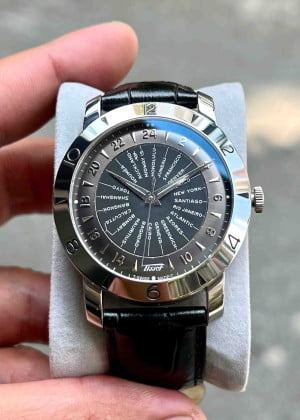Tissot Heritage Navigator Automatic World Time GMT T0786411605700 - Used