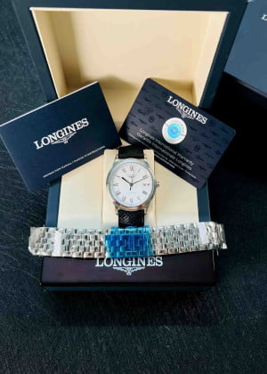 Longines Flagship L4.974.4.11.6 Automatic 38.5mm - Likenew