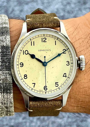 Longines Heritage Military L2.819.4.93.2 38.5mm - Like New