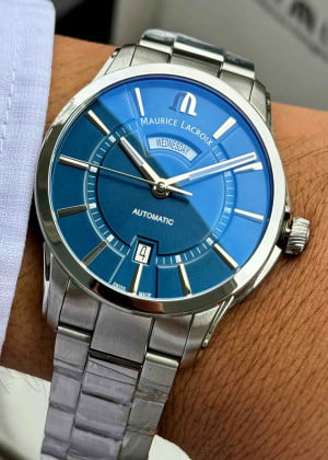 Maurice Lacroix Pontos Day Date PT6358-SS002-430-1 41mm - Likenew