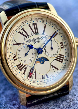 Frederique Constant Moonphase Quartz FC-270EM4P5 40mm - Used