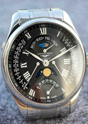 Longines Master Retrograde Moonphase 44mm L2.739.4.51.6 - Used