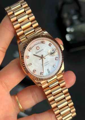 Sugess Day Date 36mm S449.02 449-DD36 - Like New