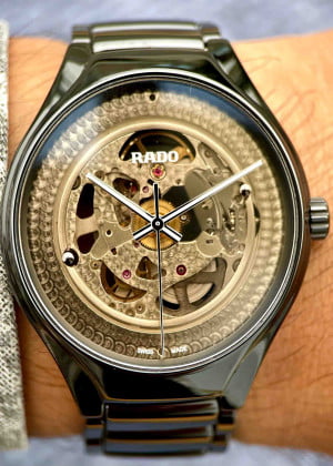 Rado Ceramic Black Skeleton R27100122 40mm - Used