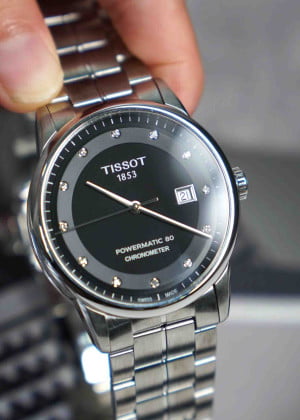 Tissot Luxury Diamond Black Powermatic 80 T0864081105600 Used
