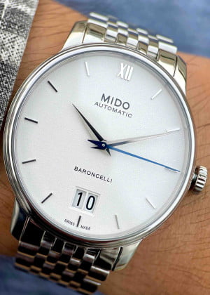 Mido Baroncelli Big Date M027.426.11.018.00 40mm - Used