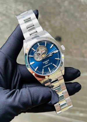 Tissot Gentleman Open Heart Blue 40mm T127.407.11.041.01 - Used