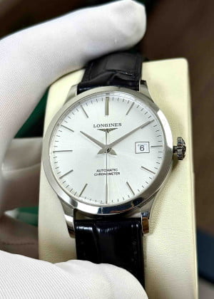Longines Record 38.5mm L2.820.4.72.2 L28204722 - Used