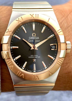 Omega Constellation 18K Rose Gold 123.20.38.21.06.002 38mm - Like new