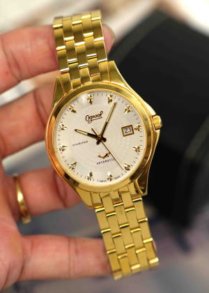 Đồng Hồ Ogival Diamond OG829-24AJGK-T 40mm - Like New