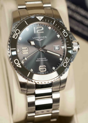 Longines Hydroconquest 41mm Grey L3.781.4.76.6 - Used