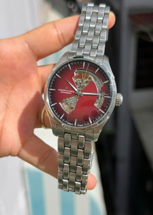 Hamilton H32675170 Jazzmaster Open Heart 40mm Like New